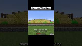 Automatic Wheat Farm minecraft gaming [upl. by Alien88]