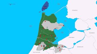 Topografie Provincie NoordHolland [upl. by Nomzzaj]