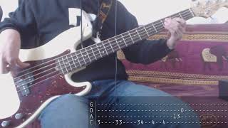 Tribute week to Dolores ORiordan  07  The Cranberries  When Youre Gone Bass Cover  Tab [upl. by Reivazx]