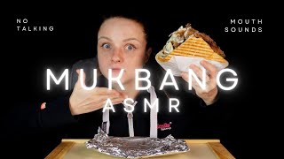 Mukbang AMAZING SUPER MEAT Döner ASMR [upl. by Eekaz]