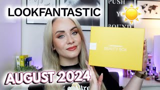 SNEAK PEEK LOOKFANTASTIC BEAUTY BOX AUGUST 2024 UNBOXING ☀️ MISS BOUX [upl. by Jarid]