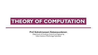 W5L28Equivalence of Context Free Grammars and Push Down Automata  Part 02 [upl. by Naiviv]