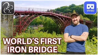 Visiting The Worlds First Iron Bridge  in VR180 [upl. by Parsifal]