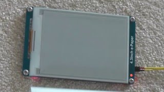 Waveshare 43 inch epaper display module  now with WiFi [upl. by Klotz]