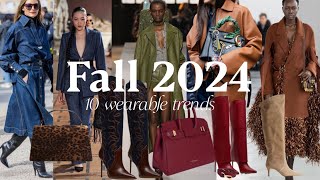 FALL FASHION 2024  10 most popular fall trends  styling tips [upl. by Karoly]