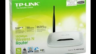 Configure DVR Security CameaRouter TPlink TLWR741ND [upl. by Henig]