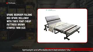 Folding Bed with Plastic Mattress The Best Choice from a Leading Manufacturer [upl. by Etteval]