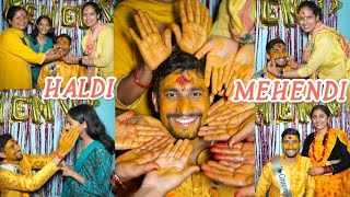 GROOM SIDE HALDI MEHENDI CEREMONY ♥️ NARAYANWEDSANKITA haldimehndi nepal wedding roadto1k [upl. by Akeret]