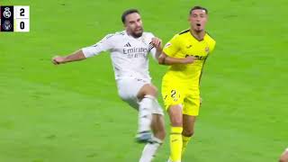 Dani Carvajal injury  Real Madrid vs Villarreal [upl. by Routh815]