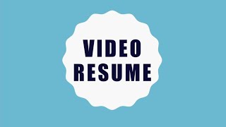 Video Resume  BSBAOM 41 AP [upl. by Ssalguod]