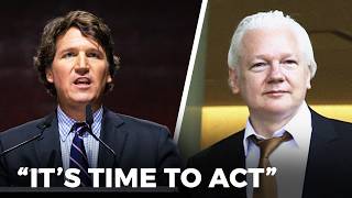 Tucker Carlson Responds to Julian Assange’s Release During Australia Speech [upl. by Anniahs871]