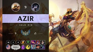 Azir Mid vs Hwei  NA Challenger Patch 1411 [upl. by Schnorr]