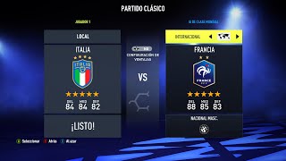 Italia vs Francia  UEFA Nations League [upl. by Ribaj217]