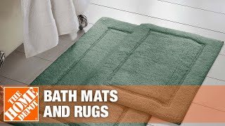 Best Bath Mats and Rugs for Your Bathroom  The Home Depot [upl. by Nylynnej150]