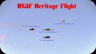 USAF Heritage Flight [upl. by Beltran819]