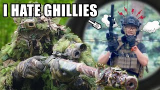 Airsofters Get Angry At Ghillie Snipers At National Airsoft Festival [upl. by Madoc]