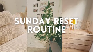 🎄 SUNDAY RESET  Ambiance de Noël amp Sapin en place 🎅  Routines Cosy ✨ [upl. by Acimaj]