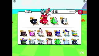 Using 2 insta luck 3 potions and 4 insta luck 2 potion in Pets go [upl. by Ntisuj]