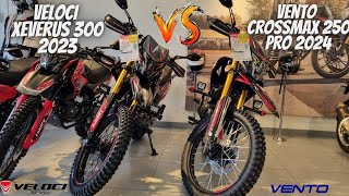 Nueva Vento Crossmax 250 Pro 2024😱 Vs Veloci Xeverus 300 2023🥵  ¿Cuál Comprarías😬 [upl. by Bergmans232]