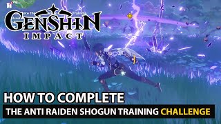 Genshin Impact  How To Complete The Anti Raiden Shogun Training Easy Guide [upl. by Roane]