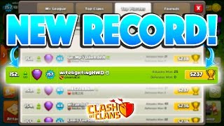 NEW RECORD SET  Clash of Clans  HITTING LEGENDS  TOP 200 US [upl. by Freddie]