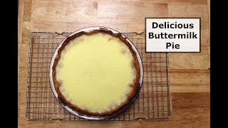 Delicious Buttermilk Pie [upl. by Roseanna]