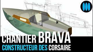 CHANTIER BRAVA  à Nantes le constructeur des Corsaire en bois [upl. by Trace]