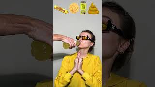 reklam değil Yellow Mukbang 🧀 [upl. by Norahs471]