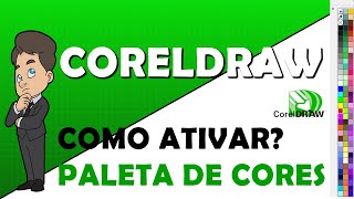 Como ativar paleta de cores no CorelDraw Como habilitar paleta de cores no CorelDraw 2021 [upl. by Alket]