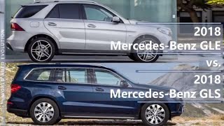 2018 Mercedes GLE vs 2018 Mercedes GLS technical comparison [upl. by Berkeley]