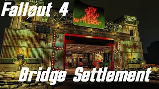 Bridge Settlement Tour  Fallout 4 Modded [upl. by Eecart824]