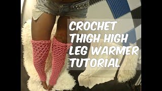 CroTurial 10  CHUNKY THIGH HIGH LEG WARMERS [upl. by Leanatan]