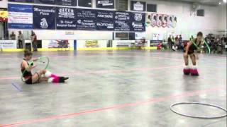 Twistin Vixens Roller Derby Halftime Show HD [upl. by Courcy]