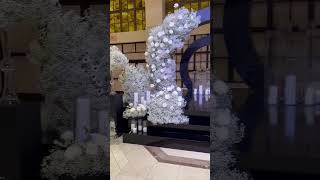 Baby’s breath Glam Wedding weddingflowers weddingshorts mileycyrus trending viral [upl. by Kcinnay]