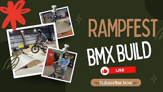 new BMX build with mick Bayzand at Rampfest [upl. by Senhauser]