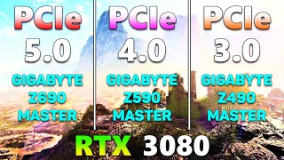 PCIe 50 vs PCIe 40 vs PCIe 30  RTX 3080 PC Gameplay Tested [upl. by Koeppel]