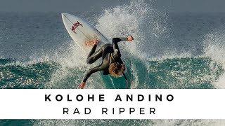 Kolohe Andino surfs rad ripper  lost surfboards video [upl. by Hayott]