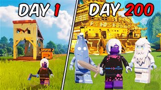 I Spent 200 Days in LEGO FORTNITE Heres What Happened [upl. by Sailesh]