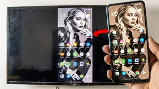 HOW TO CONNECT MOBILE PHONE TO TV  SHARE MOBILE PHONE SCREEN ON TV 2023 [upl. by Megdal]