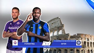 FC 24 l FIORENTINA VS INTER MILAN l LIGA SERIE A rexusgaming [upl. by Ivers]