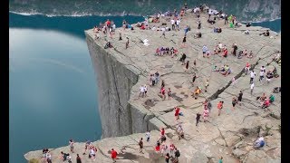 Hike to Preikestolen Pulpit Rock in Norway [upl. by Ogu]