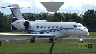 GULFT Gulfstream G600 landing at Dublin Airport Ireland 🇮🇪 [upl. by Nylrac528]