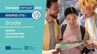 Erasmus risorse utili call 2023  Infoday Accreditamento Mobilità Scuola Azione KA120 [upl. by Leroi]