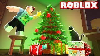 A Bloxburg Christmas  Roblox Adventures [upl. by Nlycaj]