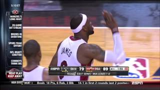 May 8 2014  ESPN  Playoffs East Conf Semis Game 02 Miami Heat Vs Brooklyn Nets  Win 0200SC [upl. by Jaddan838]