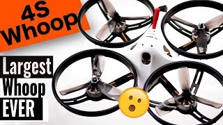 The Largest Whoop Ever KingKong ET MAX  4Inch FPV Drone Whoop [upl. by Uund371]