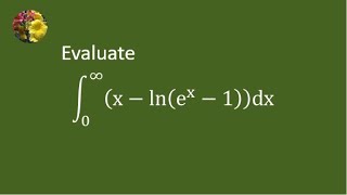 Solving improper integral using Taylor series Mis1669 [upl. by Yeca]