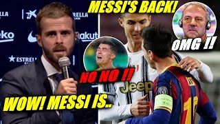 Pjanics SHOCKING Reaction to Messi vs Ronaldo Heres what Flick said about the classic [upl. by Chelsae105]