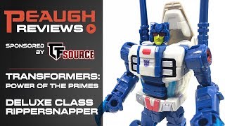 Video Review Transformers Power of the Primes  Deluxe RIPPERSNAPPER [upl. by Gibe]