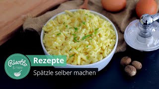 Rezept  Spätzle selber machen [upl. by Alyam]